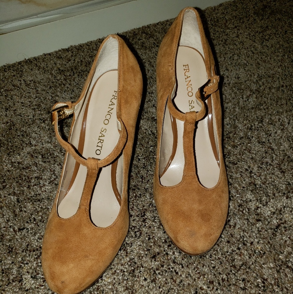 Franco Sarto T-Strap Heels